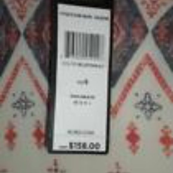 BCBG MAX AZRIA MS SIZE SMALL BLUSH COMBO SPLIT NECK CHIFFON PEASANT BLOUSE - Picture 9 of 9